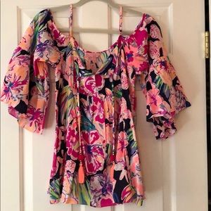 Lilly Pulitzer Cold Shoulder Top